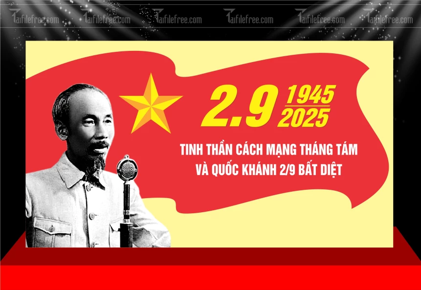 Phông Nền Lễ Quốc Khánh Ngày Độc Lập 2/9 QK138
