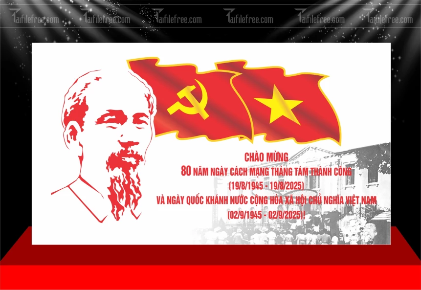Phông Nền Lễ Quốc Khánh Ngày Độc Lập 2/9 QK140