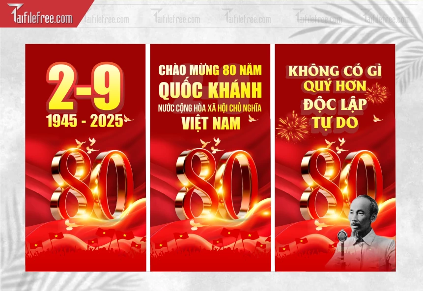 Poster Lễ Quốc Khánh Ngày Độc Lập 2/9 QK94