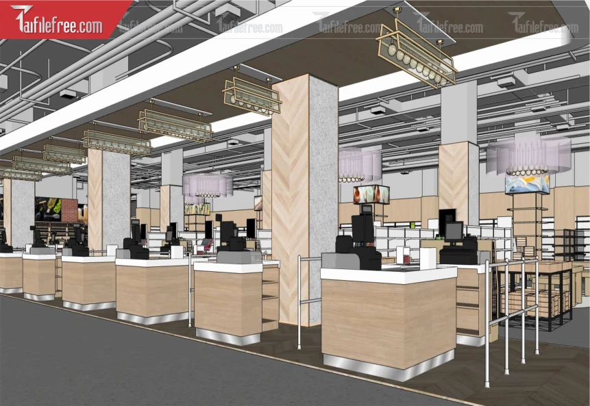 File 3D Sketchup Siêu Thị_SK440