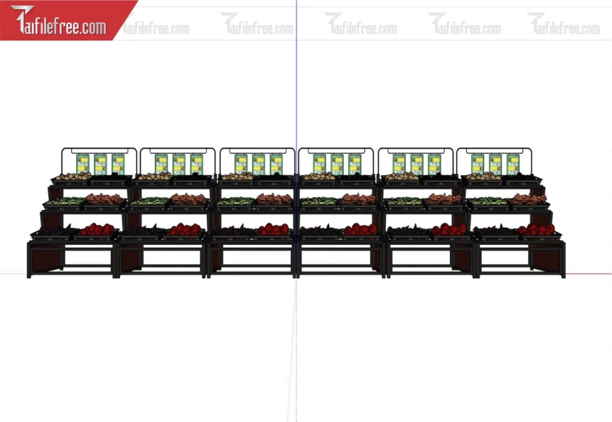 File 3D Sketchup Siêu Thị_SK449