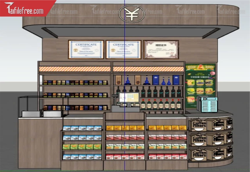 File 3D Sketchup Siêu Thị_SK491