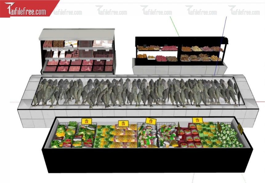 File 3D Sketchup Siêu Thị_SK500