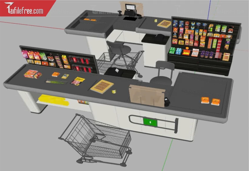 File 3D Sketchup Siêu Thị_SK507