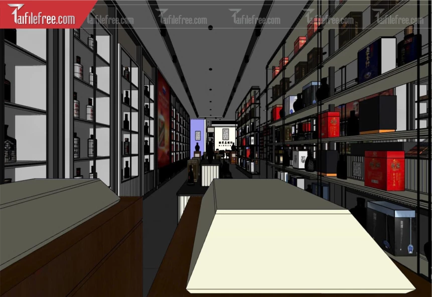 File 3D Sketchup Siêu Thị_SK523