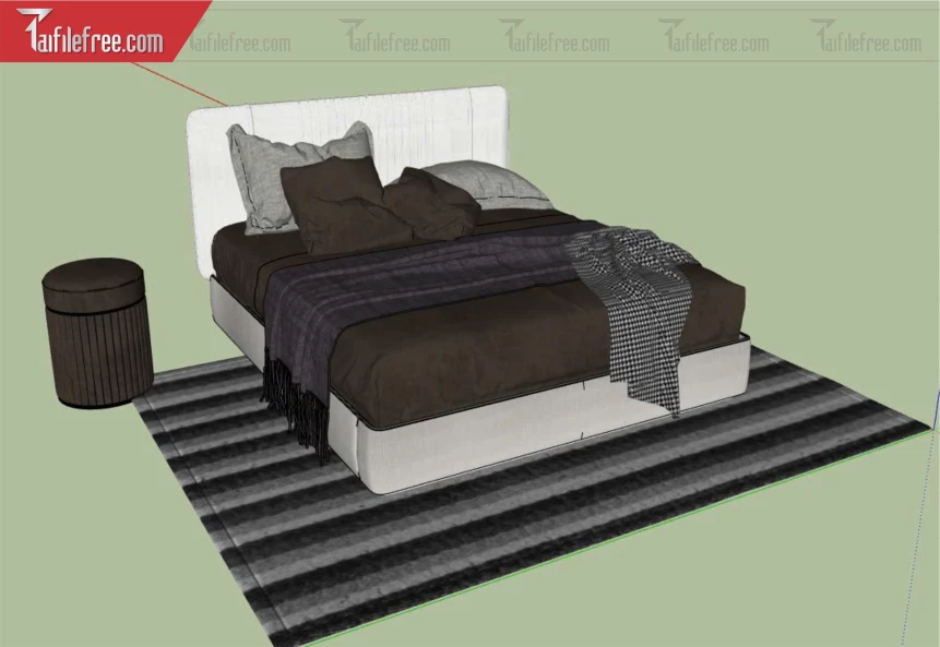 File 3D Sketchup Giường _SK545