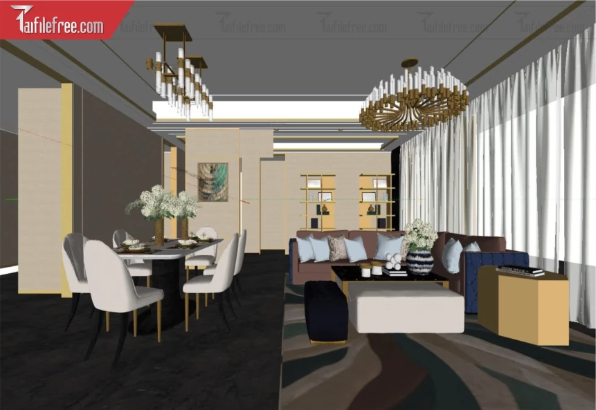 File 3D Sketchup Phòng Khách_SK547