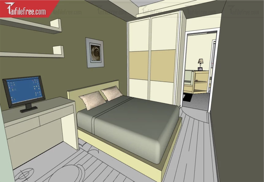 File 3D Sketchup Phòng Ngủ_SK553