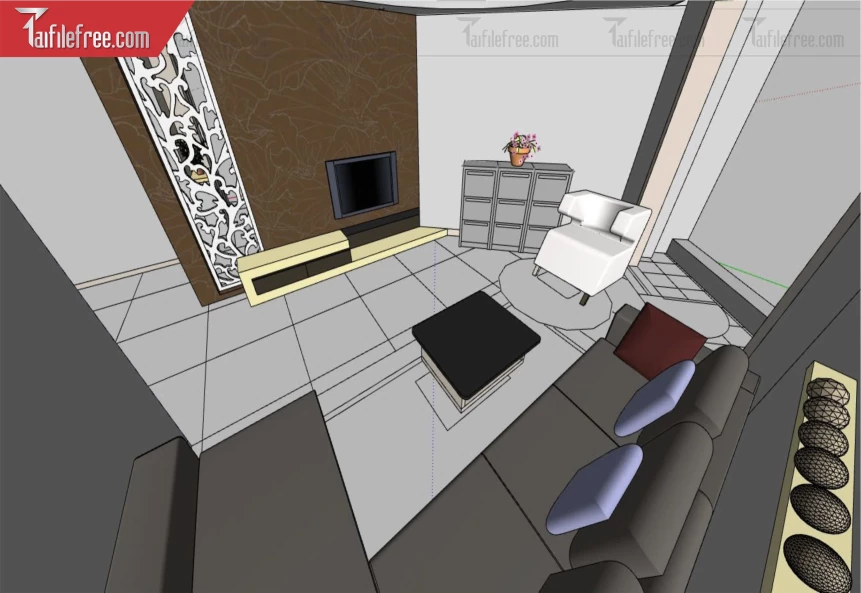 File 3D Sketchup Phòng Khách_SK571