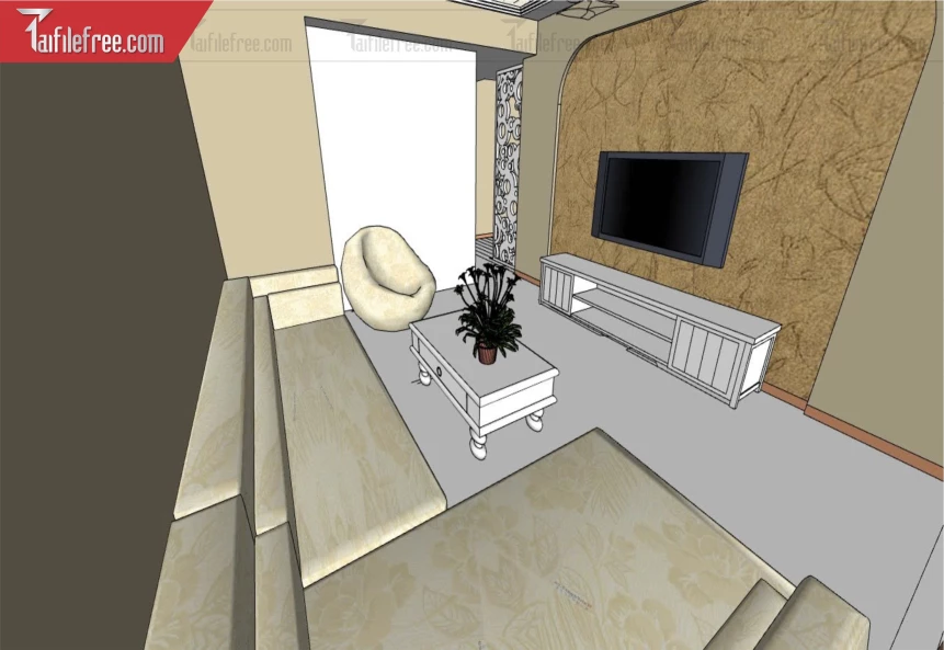 File 3D Sketchup Phòng Khách_SK578