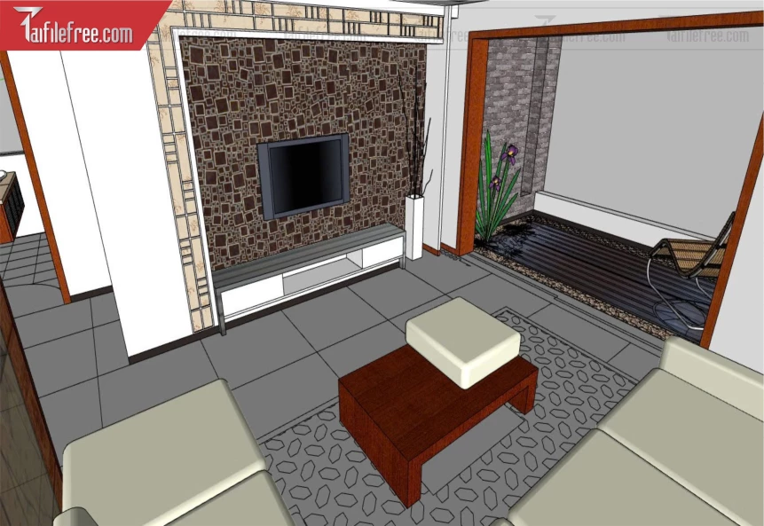 File 3D Sketchup Phòng Khách_SK587
