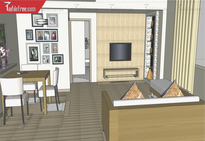 File 3D Sketchup Phòng Khách_SK589