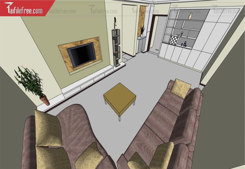 File 3D Sketchup Phòng Khách_SK591