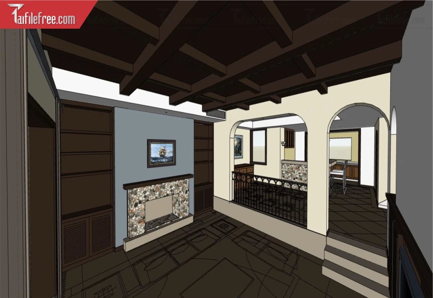 File 3D Sketchup Phòng Khách_SK592