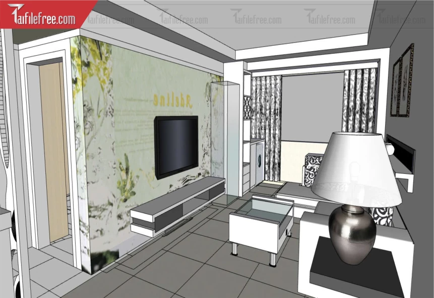 File 3D Sketchup Phòng Khách_SK595