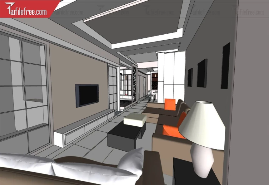 File 3D Sketchup Phòng Khách_SK597