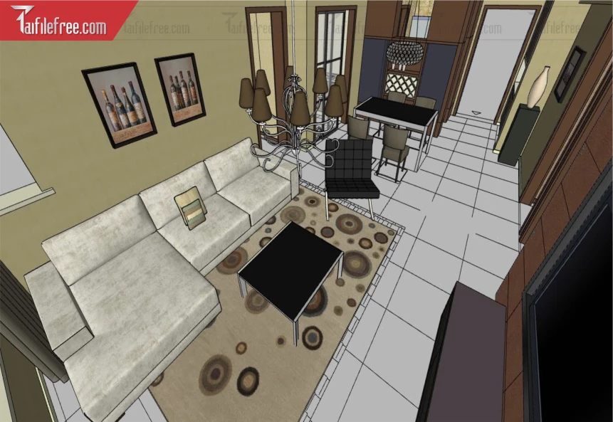 File 3D Sketchup Phòng Khách_SK600