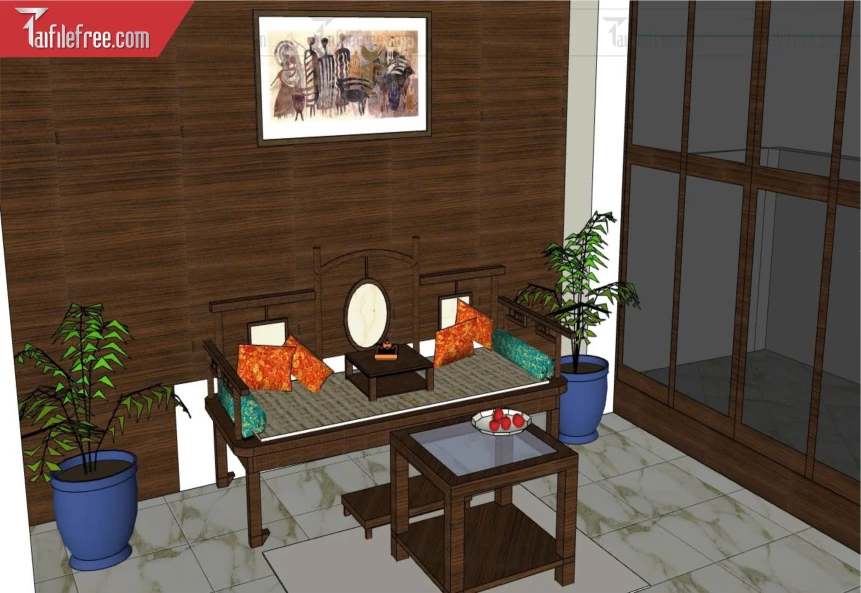File 3D Sketchup Bàn Trang Điểm _SK614