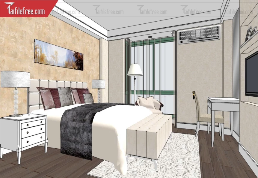 File 3D Sketchup Phòng Ngủ_SK632