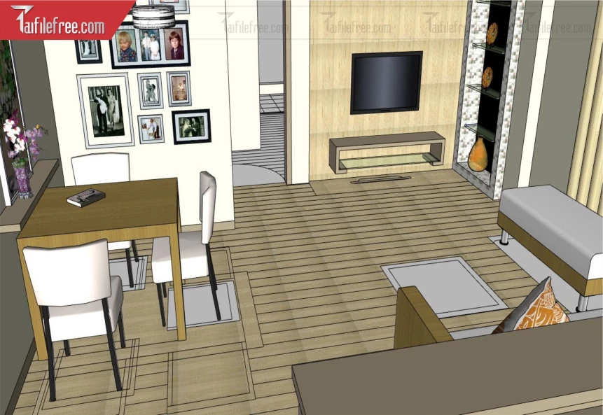 File 3D Sketchup Phòng Khách_SK637