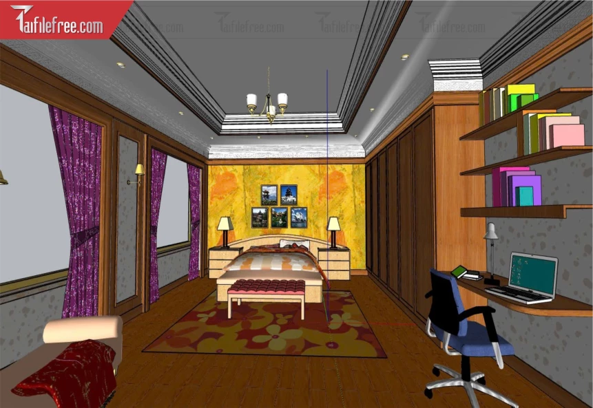 File 3D Sketchup Phòng Ngủ_SK643