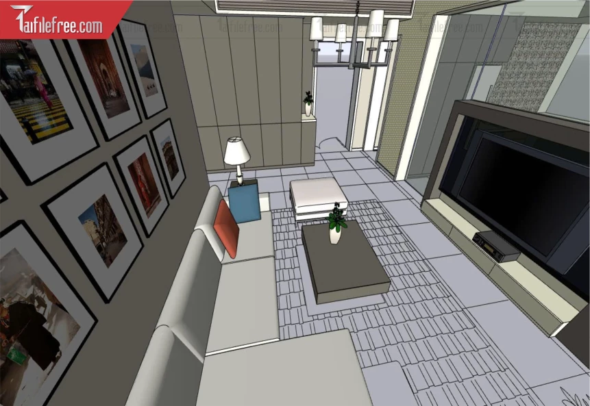 File 3D Sketchup Phòng Khách_SK644