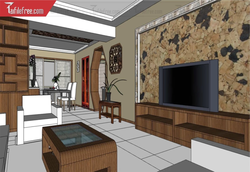 File 3D Sketchup Phòng Khách_SK646