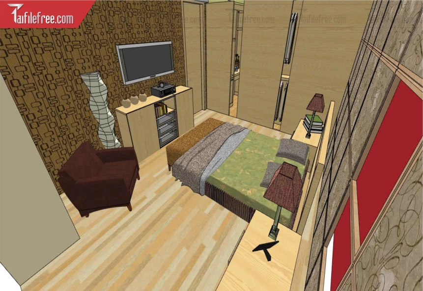 File 3D Sketchup Phòng Ngủ_SK650
