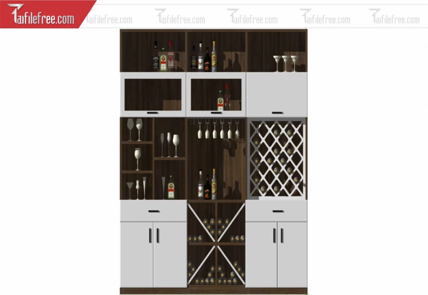 File 3D Sketchup Tủ _SK664
