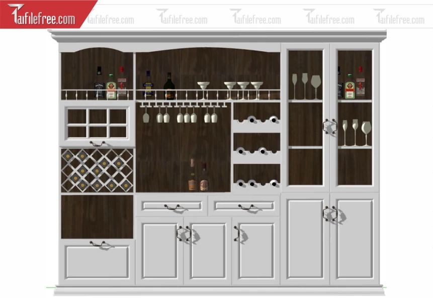 File 3D Sketchup Tủ _SK666