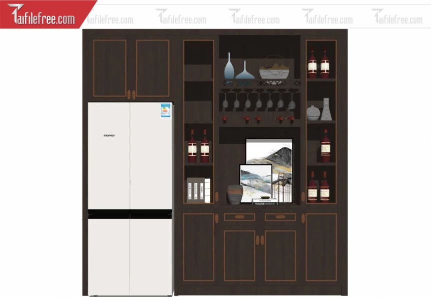 File 3D Sketchup Tủ _SK671