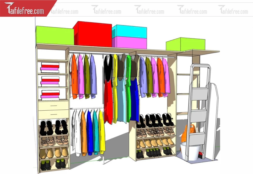 File 3D Sketchup Tủ _SK673