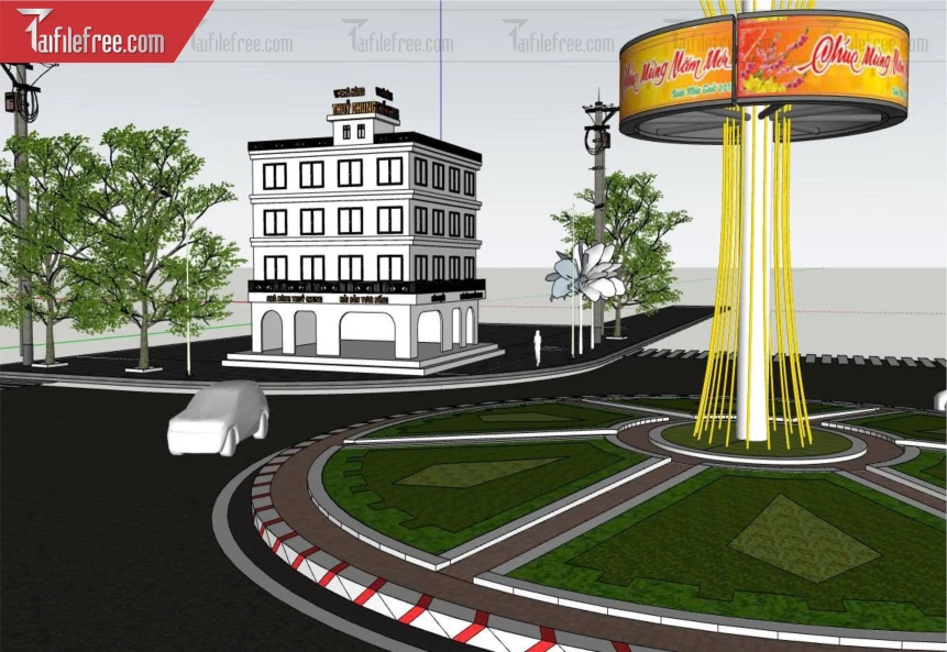 File 3D Sketchup Phong Cảnh _SK674