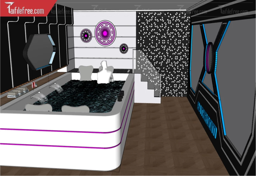 File 3D Sketchup Phòng Tắm _SK691