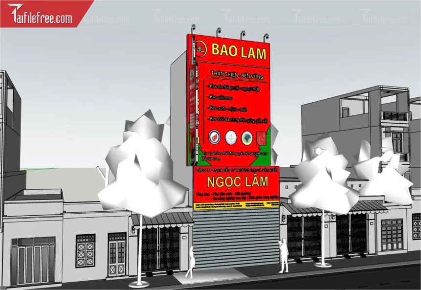 File 3D Sketchup Phong Cảnh _SK694