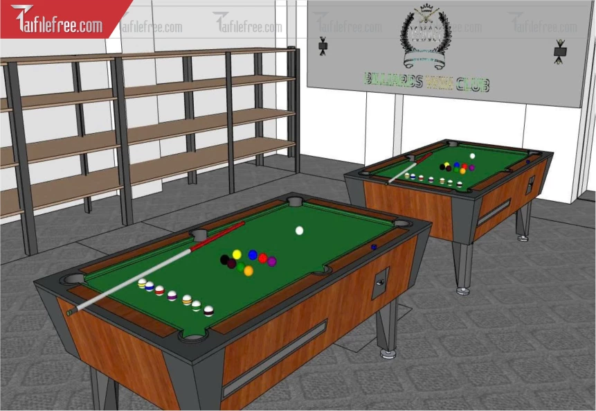 File 3D Sketchup Quán Bida_SK702