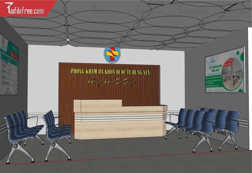 File 3D Sketchup Công Ty_SK737