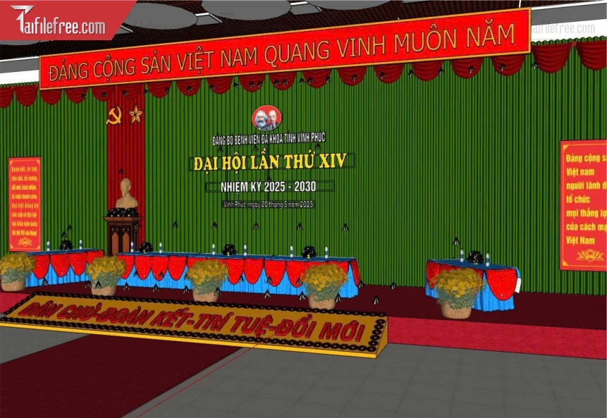 File 3D Sketchup Văn Nghệ_SK756