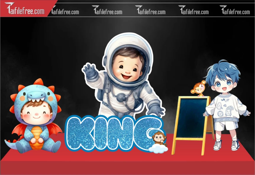 Mẫu Chipi Sinh Nhật Phi Hành Gia Tông Xanh Da Đẹp, Dễ Thương_SNA109