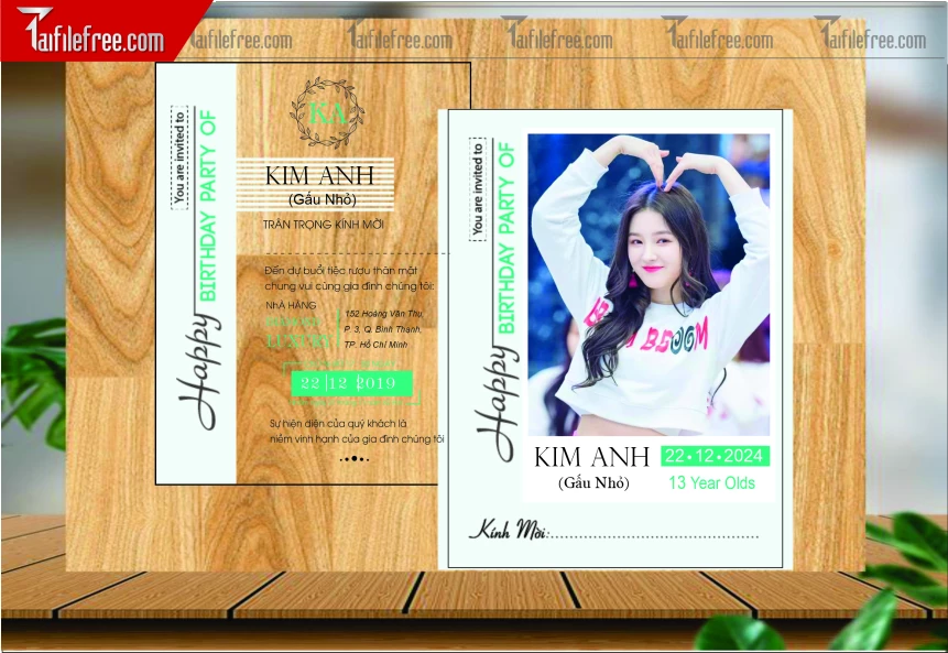 Thư Mời Sinh Nhật Đầy Tháng Thôi Nôi_SN38