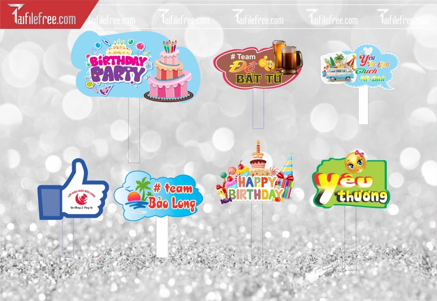 Hashtag Cầm Tay Sinh Nhật _SN42