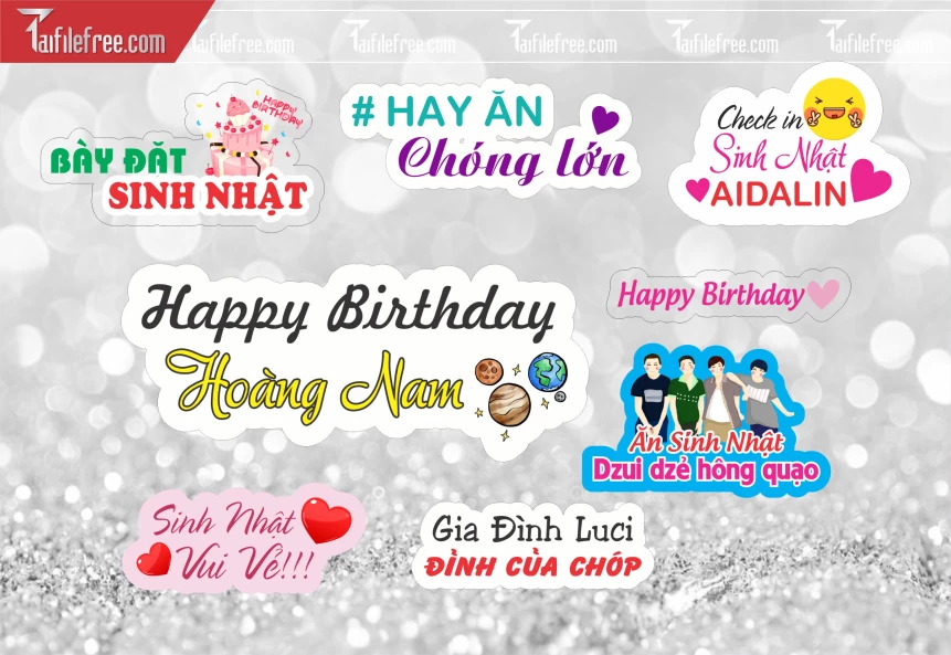 Hashtag Cầm Tay Sinh Nhật _SN46