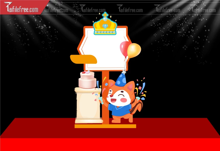 Cột Chỉ Dẫn - Decor  Mẫu Sinh Nhật_SNA117