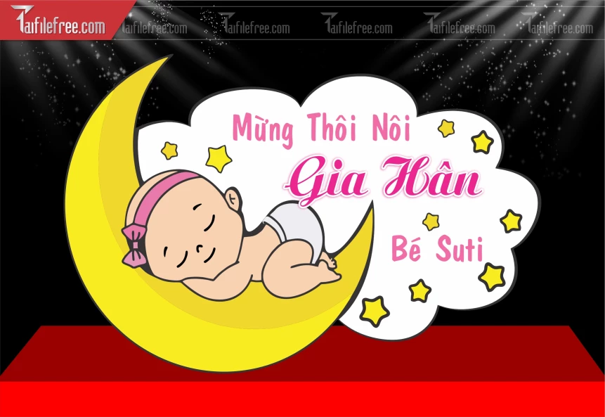 Market Bảng Tên Thôi Nôi Gia Hân_SNA132