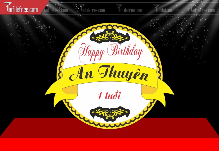 Bảng Tên Sinh Nhật An Thuyên _SNA134