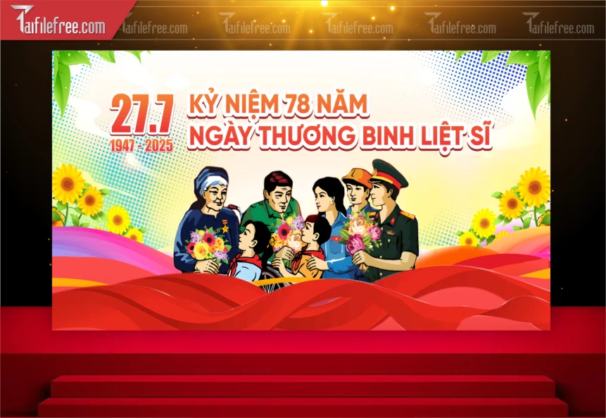 Tranh Cổ Động Kỷ Niệm Ngày Thương Binh Liệt Sĩ_TBS57