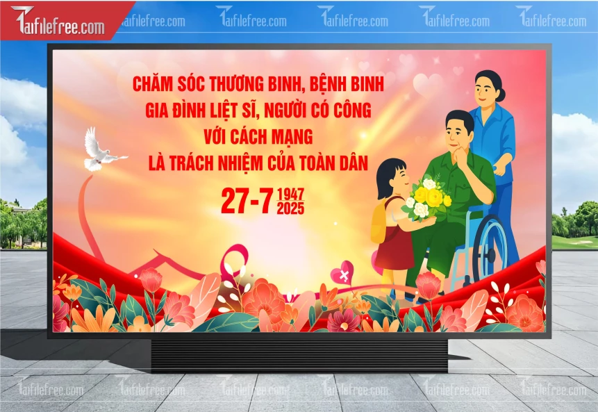 Banner Kỷ Niệm Ngày Thương Binh Liệt Sĩ_TBS61