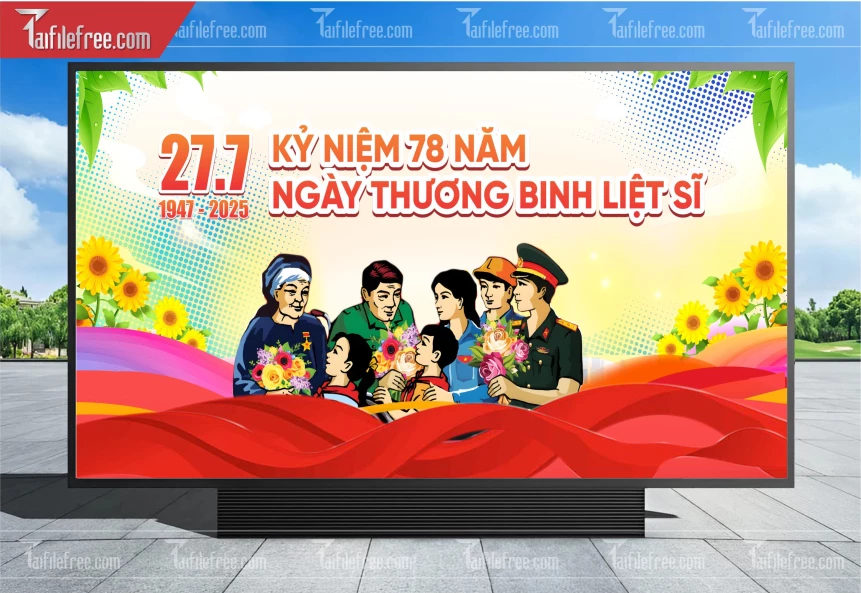 Banner Kỷ Niệm Ngày Thương Binh Liệt Sĩ_TBS62
