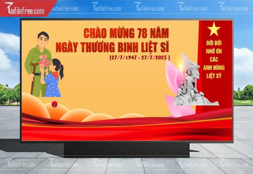 Banner Kỷ Niệm Ngày Thương Binh Liệt Sĩ_TBS63