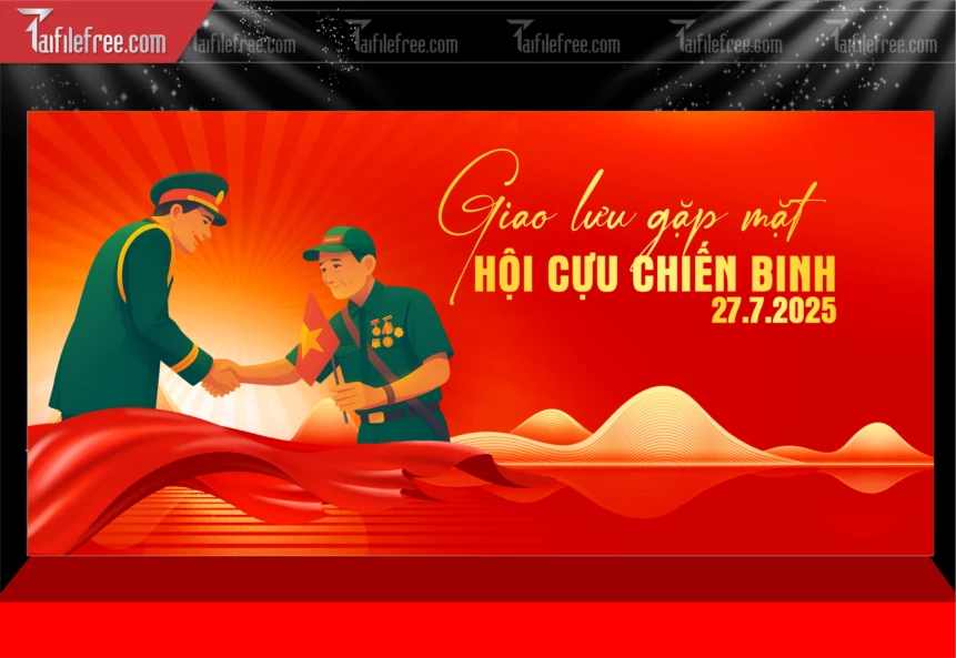 Phông Nền Kỷ Niệm Ngày Thương Binh Liệt Sĩ_TBS81